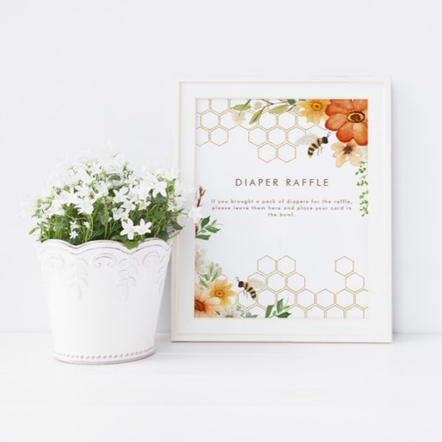 Sweet As Can Bee | Floral Spring Raffle Poster (Creator Uploaded)