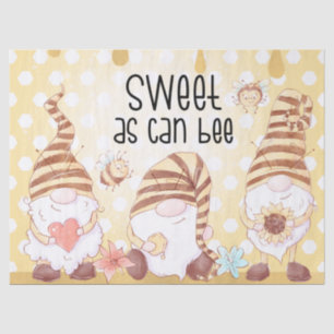 Sweet As Can Bee Gnome Tissue Paper