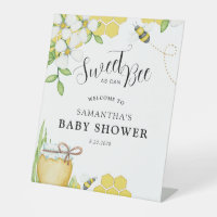 Sweet As Can Bee Honey Baby Shower Welcome Sign