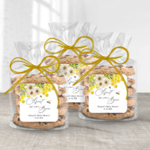 Sweet as Can Bee, Honey Bee and Daisy Favour Square Sticker