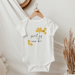 Sweet As Can Bee Honey Bumble Bee Baby Bodysuit