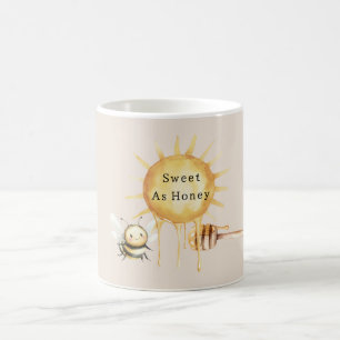 Sweet as Honey Sun Bee Coffee Mug
