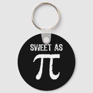Sweet As Pi Pie Cool Pi Day Funny Gift Christmas Key Ring