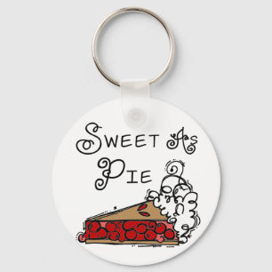 Sweet as Pie Key Ring