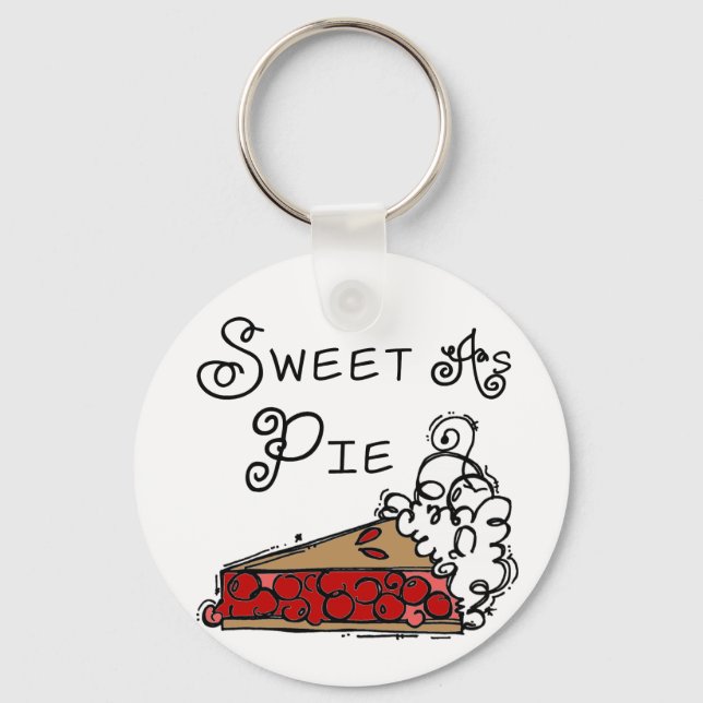 Sweet as Pie Key Ring (Front)