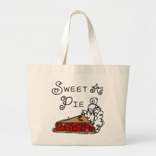 Sweet as Pie Large Tote Bag