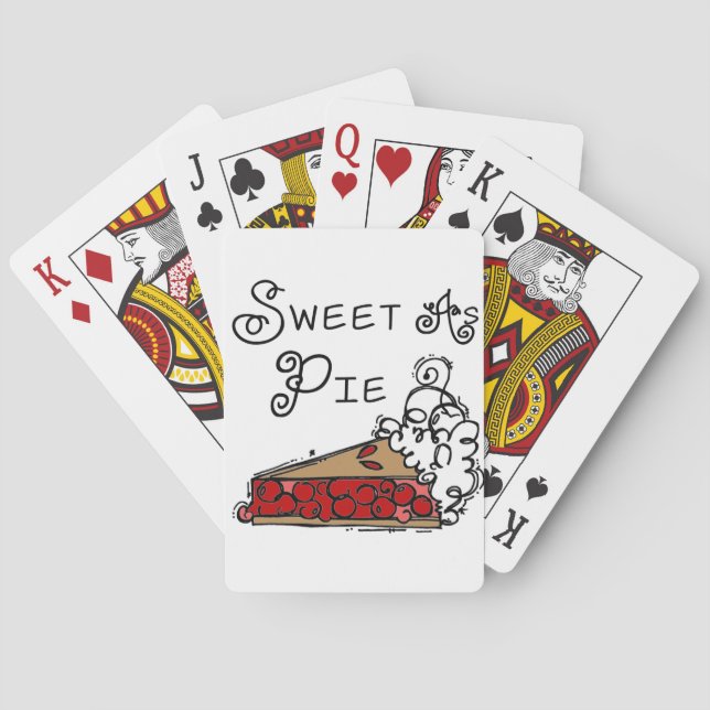 Sweet as Pie Playing Cards (Back)