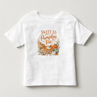 Sweet as Pie Pumpkin Pie Baby Toddler T-Shirt