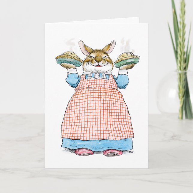Sweet as Pie Rabbit Mum Card (Front)