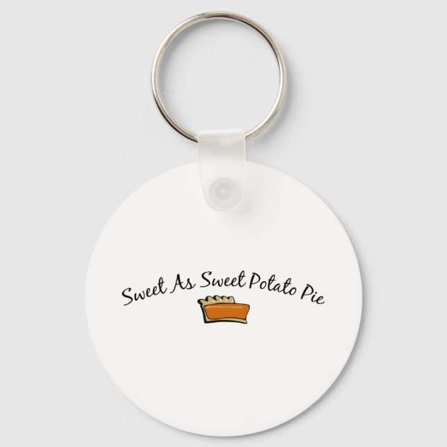 Sweet As Sweet Potato Pie Key Ring (Front)