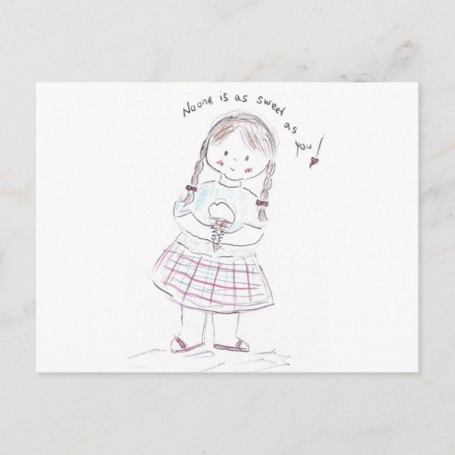 Sweet As You Postcard (Front)