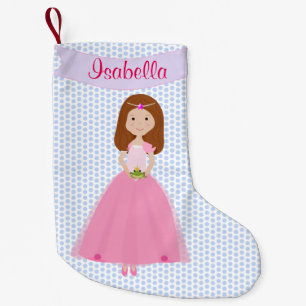 Sweet Auburn Hair Princess Personalised Stocking