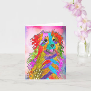 Sweet Australian Shepherd Greeting Card