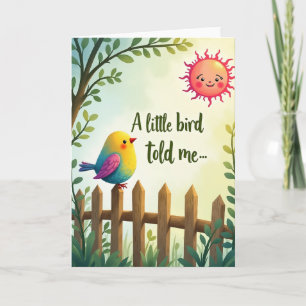 Sweet Avian Birthday Card