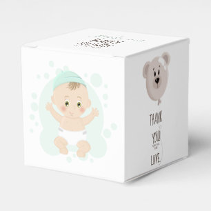 Sweet Baby and Bear Balloon Favour Box