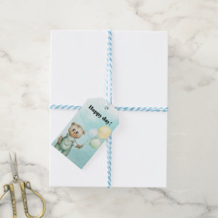sweet baby bear gift tags