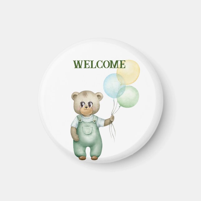 sweet baby bear magnet (Front)