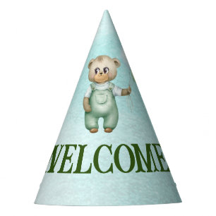 sweet baby bear party hat