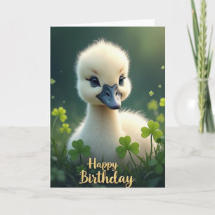 Sweet Baby Bird Birthday Card