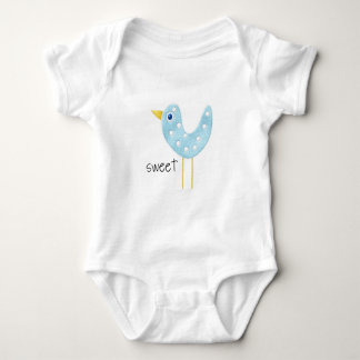 Sweet Baby Blue Bird Baby Bodysuit