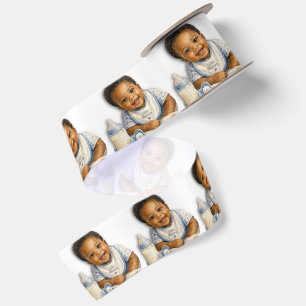 "Sweet Baby Boy Blessing" Satin Ribbon