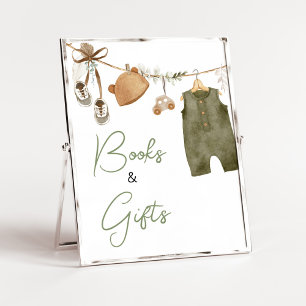 Sweet Baby Boy Boho Clothes Books and Gifts Poster