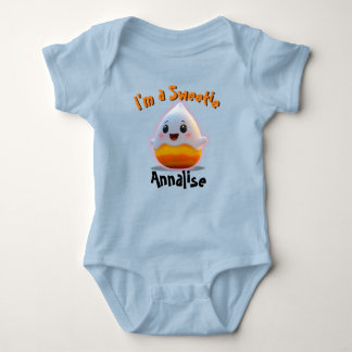 Sweet Baby Boy Candy Corn with childs name Bodysuit