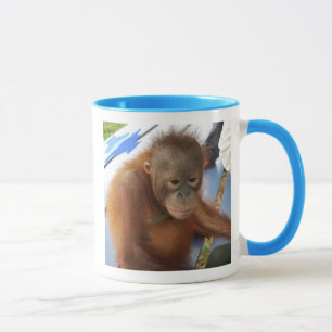 Sweet Baby Boy Orangutan Fundraiser Mug