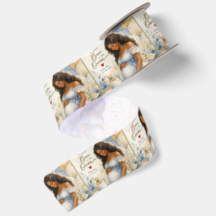 "Sweet Baby Bun-In-The-Oven" Satin Ribbon