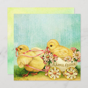 Sweet Baby Chicks Easter Cards Personalise Text
