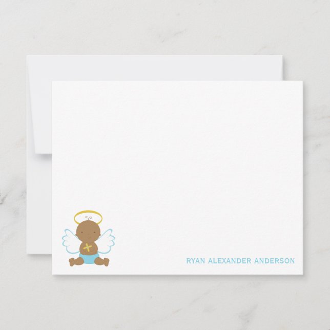 Sweet Baby Custom Flat Thank You Notes Invitation (Front)