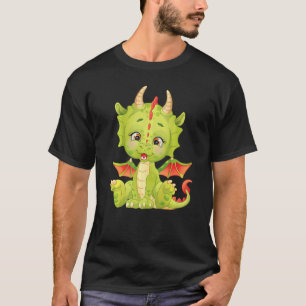 Sweet Baby Dragon Green Dragon T-Shirt