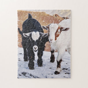 Sweet Baby Goats Cute Puzzle