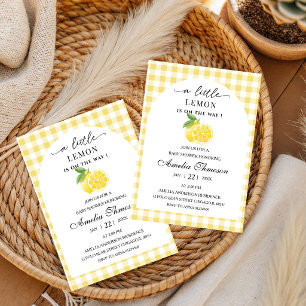 Sweet Baby Lemon Baby Shower Citrus Baby Shower Invitation