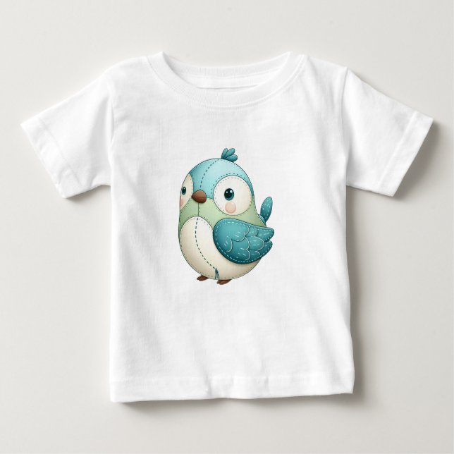 Sweet baby shirt with colorful animals (Front)