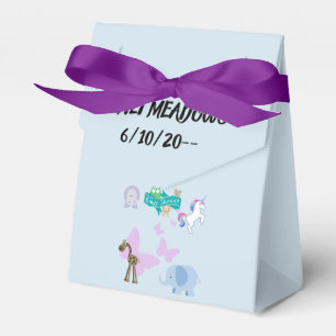 Sweet Baby Shower Critters and Butterflies Favour Box