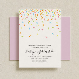 Sweet Baby Sprinkle Invite