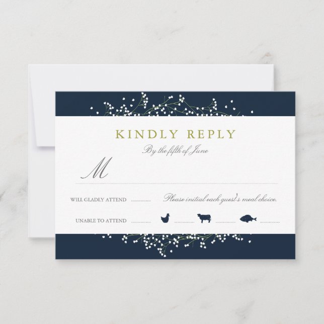 Sweet Baby's Breath Response Cards (Front)
