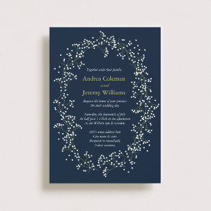 Sweet Baby's Breath Wedding Invite