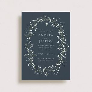 Sweet Baby's Breath Wedding Invite