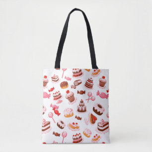 Sweet background tote bag