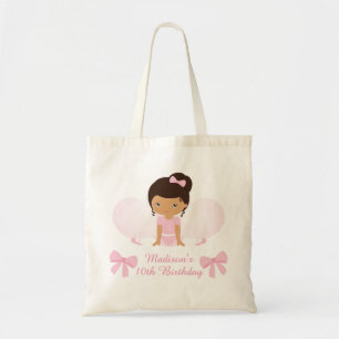 Sweet Ballerina Birthday Party Personalised Tote Bag