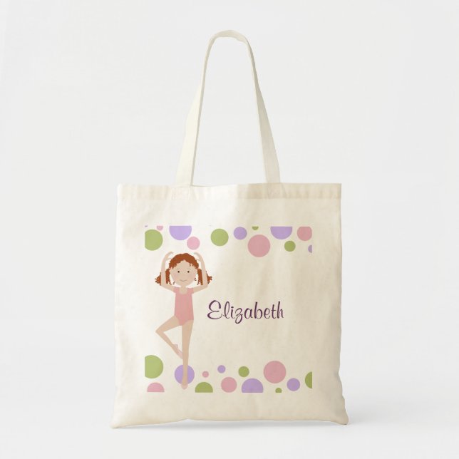 Sweet Ballerina Personalised Tote (Front)