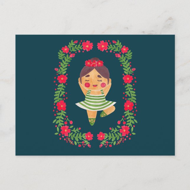 Sweet Ballerina Postcard (Front)