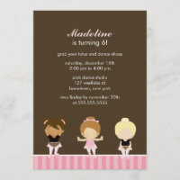 Sweet Ballet Dancers Girls Birthday Party