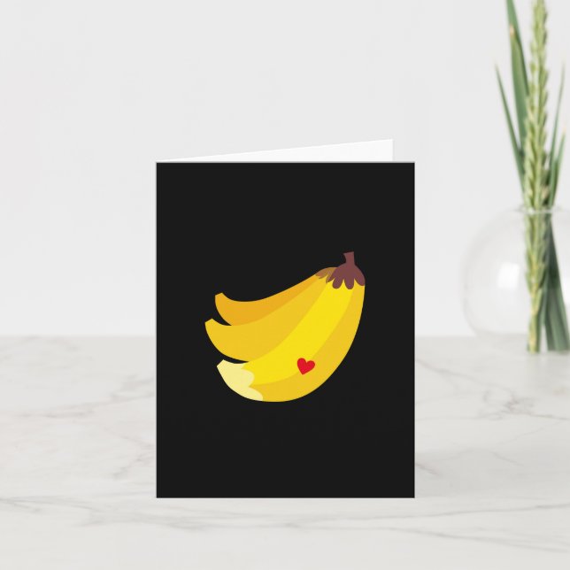 Sweet Bananas Greeting Card (Front)