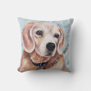 SWEET BEAGLE PUPPY CUSHION