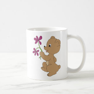 Sweet Bear Art Hand Drawn Baby Brown Bear Art  Coffee Mug