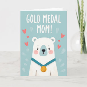 Sweet Bear Award Mothers Day Card
