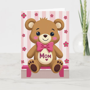 Sweet Bear Mom Message Card